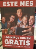 Promoción Día del Niño Applebees: niños comen gratis en la compra de un platillo