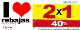 En zapaterías Arantza rebajas de 2×1 en modelos seleccionados