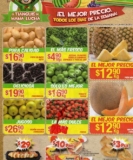 Folleto de ofertas Bodega Aurrerá frutas y verduras 1 al 7 de abril: piña, melón y fresas con descuento