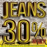 En Ay Güey jeans con 30% de descuento hasta el 31 de diciembre