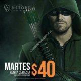 En B-Store los martes rentas de series a $40 por 1 semana