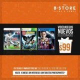 En B Store (Blockbuster) videojuegos nuevos desde $99 pesos