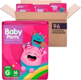 Baby Pants calzón entrenador para niñas talla G con 96 piezas bajan a un excelente precio