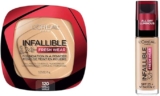 Combo Loréal Paris Infallible Fresh Wear base de maquillaje líquida + base de maquillaje en polvo bajan a su menor precio