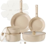 Batería de cocina de cerámica antiadherente de 15 piezas baja a un gran precio
