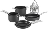 Batería de cocina Cuisinart Smartnest anodizada en su precio más bajo + 3 meses sin intereses