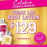 En Bath & Body Works todas las body lotion de $319 a sólo $129 hoy sábado 2 de marzo