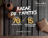 Bazar de tapetes en El Palacio de Hierro: Hasta 70% de descuento + hasta 15 meses sin intereses