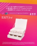 Beauty Fest Liverpool: Joyero de regalo con compra mínima en fragancias y cosméticos