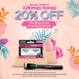 Beauty Weekend Bellísima: 20% off en brochas y accesorios