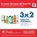 Ofertas en Farmacias Benavides El Buen Fin 2014: 3×2 todos los shampoos, pilas Duracell y 2×1 impresión de fotos