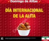 Promoción Día de la Alita Benedettis: medio kilo de B-Wings por $169 pesos