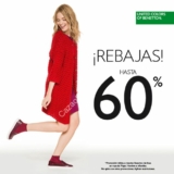 Hasta 60% de descuento en las rebajas de Benetton