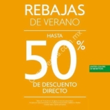 En Benetton nuevas rebajas de verano de hasta 50% de descuento