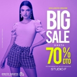 Big Sale Studio F: Hasta 70% de descuento en tienda online sólo hoy
