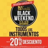 Black Weekend Veerkamp: Todos los instrumentos hasta 20% de descuento