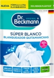 Blanqueador quitamanchas Dr. Beckmann Súper Blanco bolsa de 400 g a un excelente precio