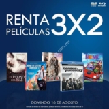 Renta de películas al 3X2 en Blockbuster, solo hoy domingo 16 de agosto