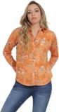 Blusa estampara para mujer Lee baja a un excelente precio