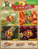 Ofertas Bodega Aurrerá en frutas y verduras Tianguis de Mamá Lucha 6 al 12 de octubre