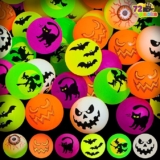 Paquete de 72 pelotas fosforescentes para decoración de Halloween bajan a un precio muy bueno