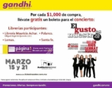 En Gandhi boletos gratis para «El Gusto es Nuestro» si compras desde $500