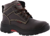 Bota industrial de trabajo de piel Skechers Burgin-Tarlac con casquillo baja a un gran precio