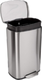 Bote de basura de acero inoxidable Amazon Basics baja a su menor precio