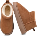 Botines afelpados de invierno para mujer con interior de borrega bajan de precio