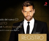 Boleto GRATIS para el concierto de Ricky Martin si compras su nuevo CD en preventa en Mixup