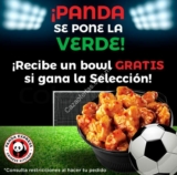 En Panda Express Bowl gratis si gana hoy la selección