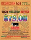 Buffet para adulto a $79 y para niños en $50 en Sirloin Stockade del DF después de las 6:00 PM