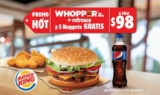Burger King Hot Sale 2020: 2×1 en Whopper y Combo Whopper + refresco + 5 nuggets por $98