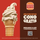 Cono GRATIS en Burger King si vas a votar el 6 de junio