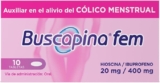 Buscapina Fem alivio de cólico menstrual con 10 tabletas baja a un excelente precio