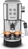 Cafetera Krups Divine de acero inoxidable para preparar espresso y capuchino baja de precio