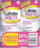 Suplemento de calcio para prevenir la osteoporosis Caltrate 600+D pack con 90 cápsulas baja a su menor precio por el Hot Sale