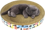 Cama y rascador circular para gatos baja a un excelente precio