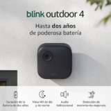 Cámara de seguridad inteligente para exteriores Blink Outdoor 4 compatible con Alexa en su precio más económico + 9 meses sin intereses