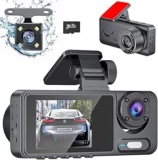 Dash cam cámara para auto junto con cámara de reversa con tarjeta de memoria a un gran precio