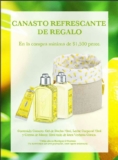 Canasto refrescante gratis con tus compras en L’Occitane