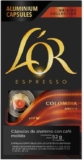 Cápsulas de café Nespresso L’Or espresso Colombia con 10 unidades baja de precio