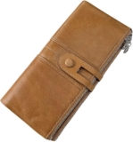 Cartera monedero de piel para mujer baja a su menor precio
