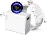 Cargador de carga rápida 120 W con cable de 1 metro baja de precio