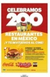 En Carls Jr boletos para Cinépolis GRATIS al agrandar tu combo (válido de lunes a domingo)