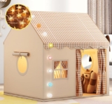 Casita de campaña para niños con luces LED baja a su menor precio