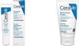 Combo CeraVe con crema reparadora contorno de ojos + crema hidratante para pieles secas bajan de precio