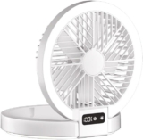 Mini ventilador de escritorio plegable y recargable por USB baja a su menor precio