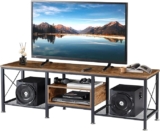 Mueble centro de entretenimiento de madera y metal baja a su precio más económico + 3 meses sin intereses