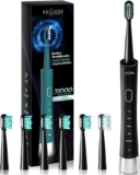 Cepillo de dientes eléctrico recargable con 6 cabezales de repuesto a un precio increíble